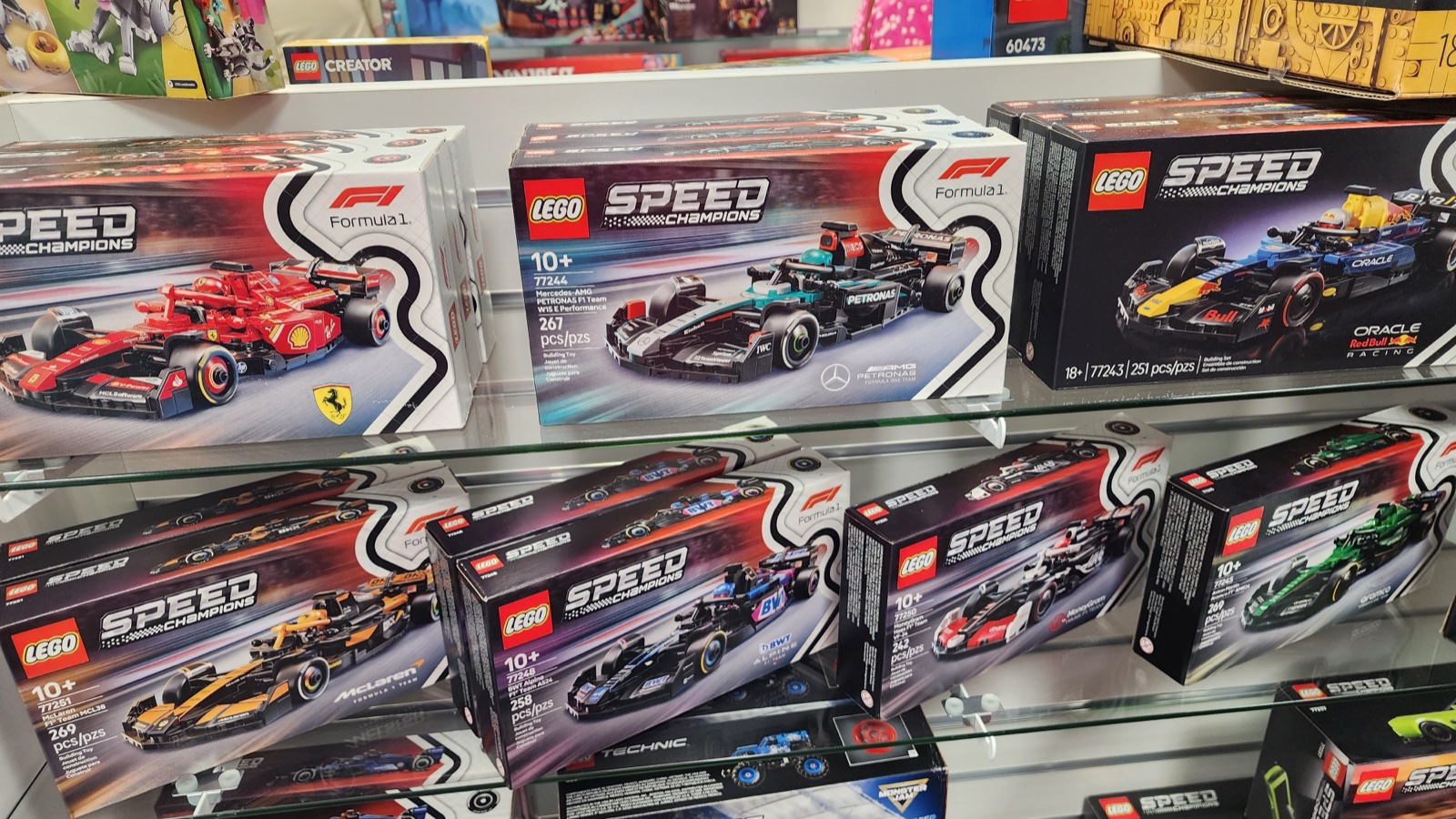 Speed Champions F1 collection  -  Ferrari, Mercedes, Red Bull, McLaren, Williams