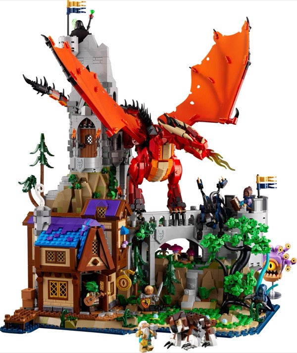 LEGO Dungeons and Dragons Red Dragon's Tale 21348