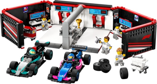 LEGO 60444 F1 Garage Mercedes & Alpine