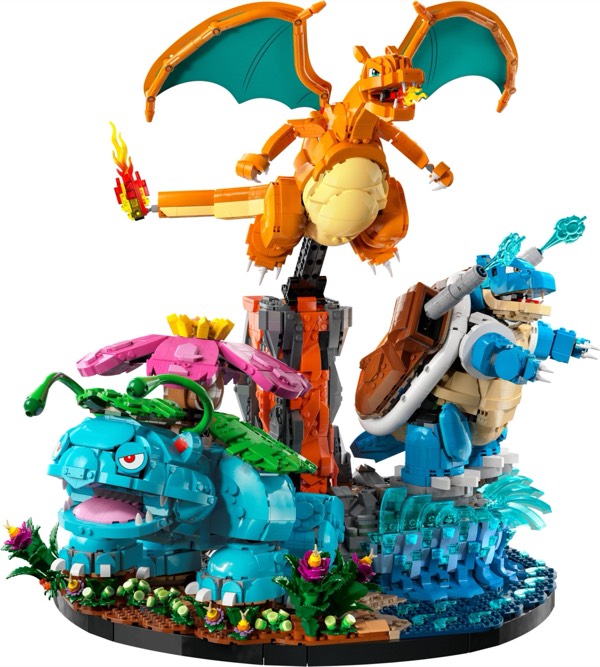 LEGO Kanto Starter Pokemon 72153