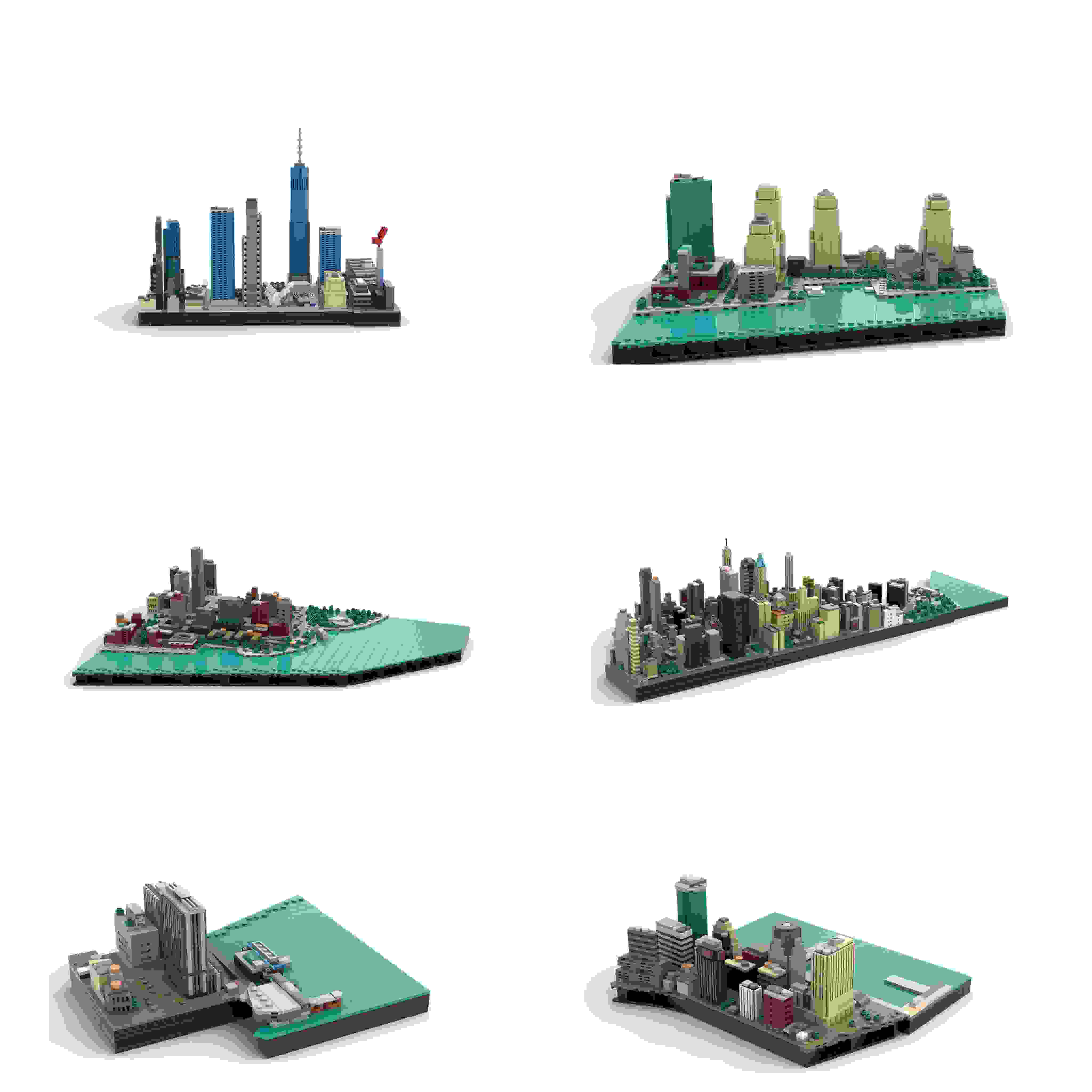 LetBricks MOC-221106-WTC Manhattan WTC 1:2000
