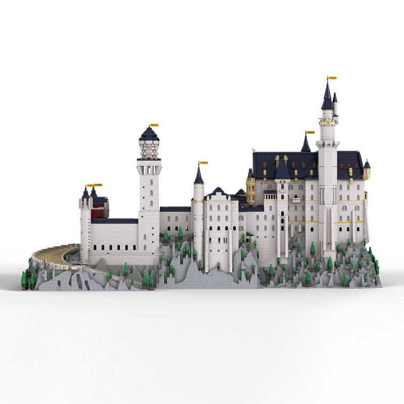 Neuschwanstein Castle  -  tower detail