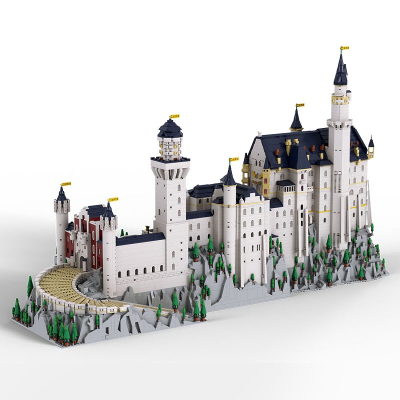 Neuschwanstein Castle  -  rear view
