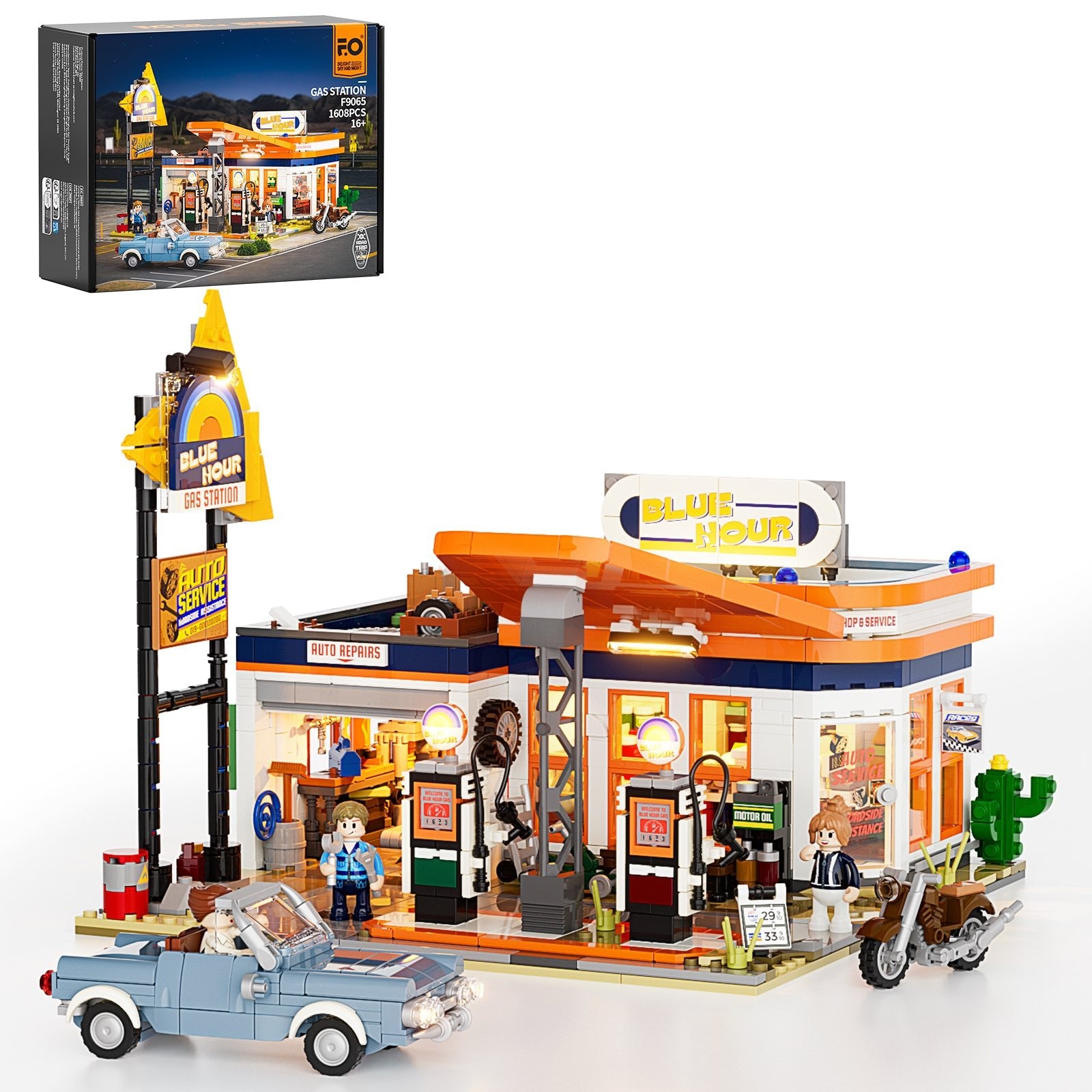 Lumibricks F9065 Gas Station