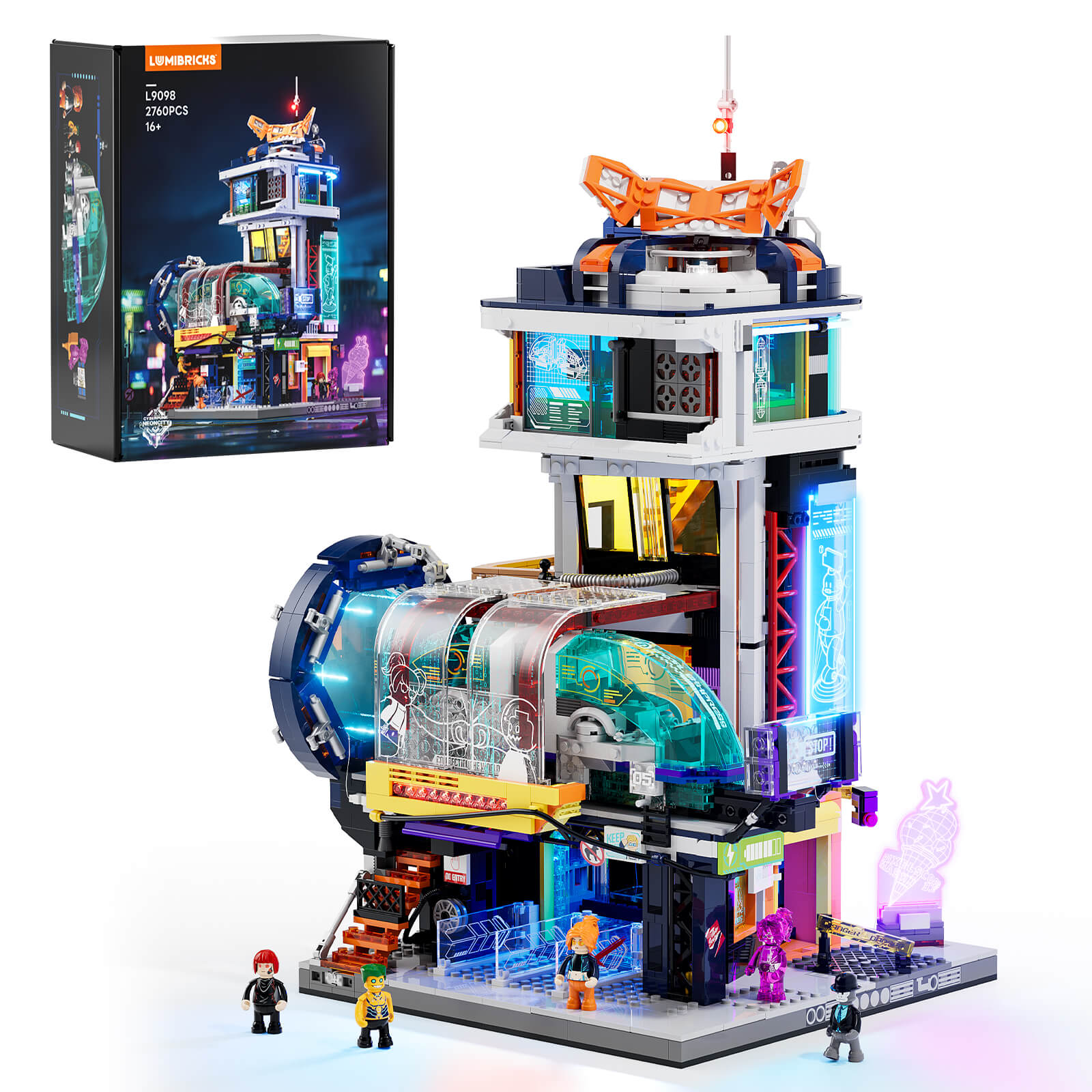 Lumibricks L9098 Floating Train Station