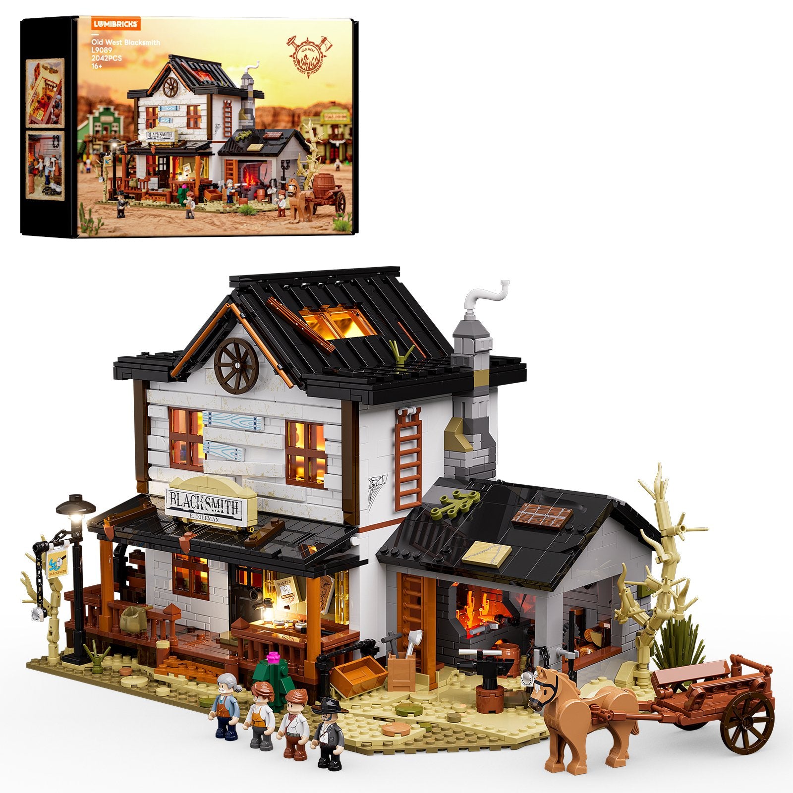 Lumibricks L9089 Old West Blacksmith