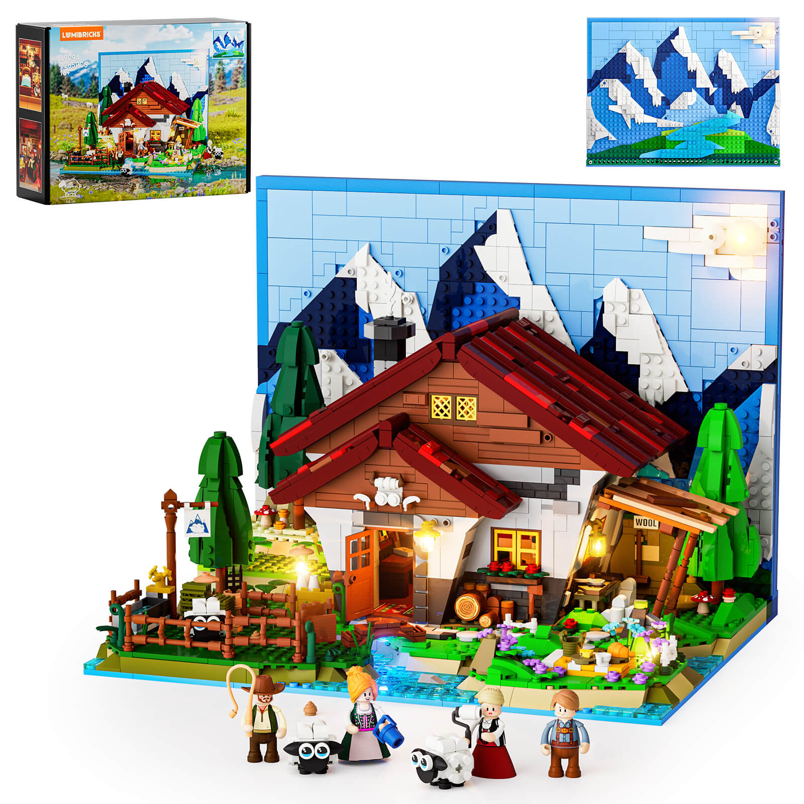 Shepherd's Cottage L9094  -  full model overview